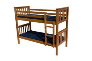 מיטת קומותיים דניאל מעץ אורן מלא | מיטות ילדים | מיטות קומתיים