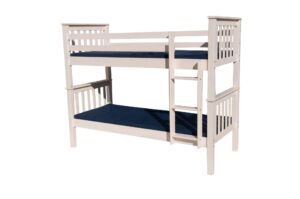 מיטת קומותיים דניאל מעץ אורן מלא | מיטות ילדים | מיטות קומתיים